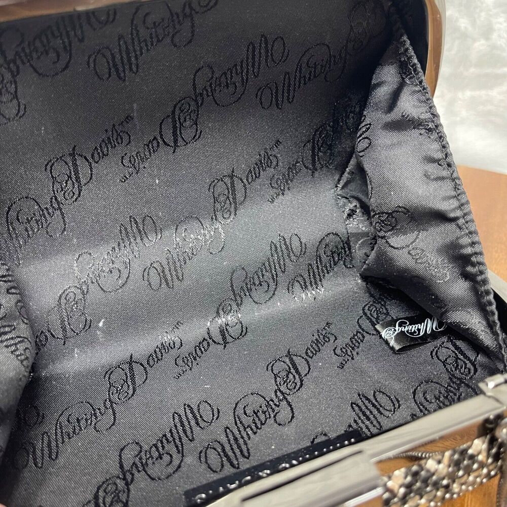 Whiting And Davis Clutch Structured Snake Chain C… - image 7